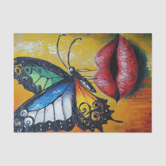 美しいと蝶24 薄葉紙 (正面)