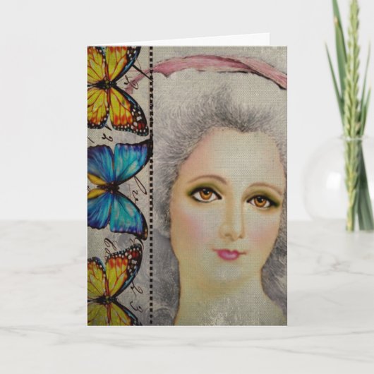 美しいと蝶 カード (正面)