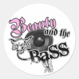 美しいとBASS Trance ElectroテクノRave DJ ラウンドシール