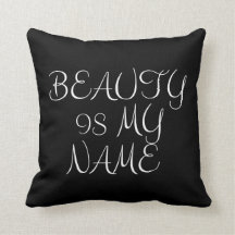 美しいのカスタムな枕は私の一流メッセージです