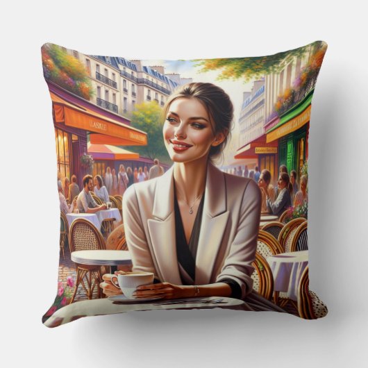 美しいのカフェ クッション (裏面)