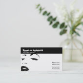 美しいのシルエット 名刺 (スタンド正面)