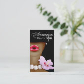 美しいのスパのアラベスクのメーキャップアーティスト 名刺 (スタンド正面)