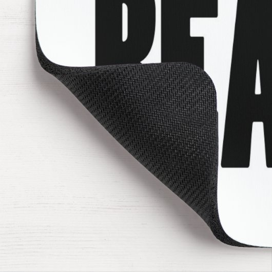 美しいのタイポグラフィの口紅 マウスパッド (コーナー)