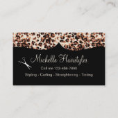 美しいのヘアスタイルのデザイン 名刺 (正面)