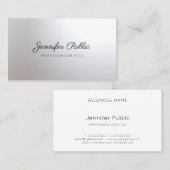 美しいのヘアーサロンの美容師の手書きの原稿 名刺 (正面/裏面)