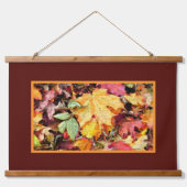 美しいの下の足/紅葉 吊り下げ型タペストリー (正面)
