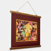 美しいの下の足/紅葉 吊り下げ型タペストリー (傾斜あり)