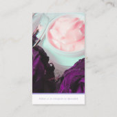 美しいの健康か化粧品の会社の写真のカスタム 名刺 (裏面)