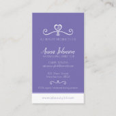 美しいの健康か化粧品の会社の写真のカスタム 名刺 (正面)