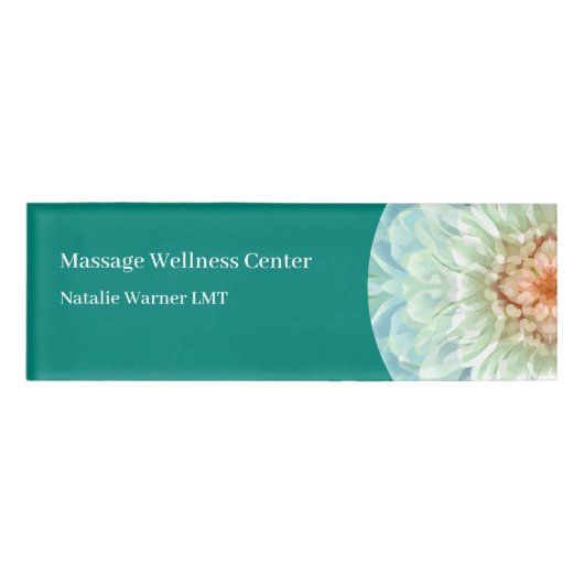 美しいの医学マッサージ 名札 (正面)