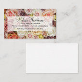 美しいの可動装置のネイルアート 名刺 (正面/裏面)