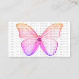 美しいの名刺のカラフルの蝶 名刺