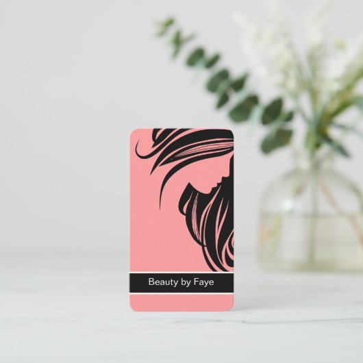 美しいの名刺の美容院 名刺 (スタンド正面)