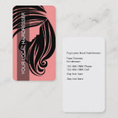 美しいの名刺の美容院 名刺 (正面/裏面)