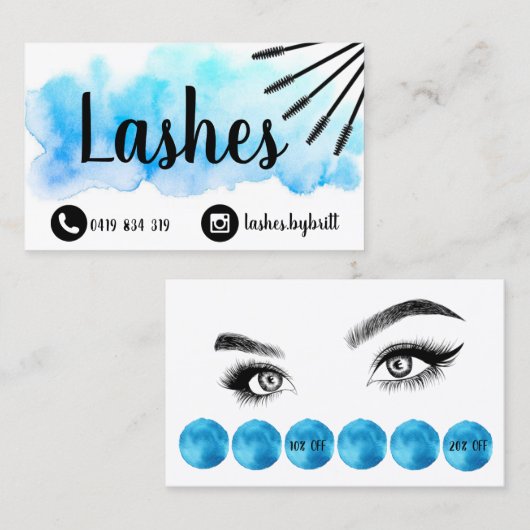 美しいの名刺 名刺 (正面/裏面)