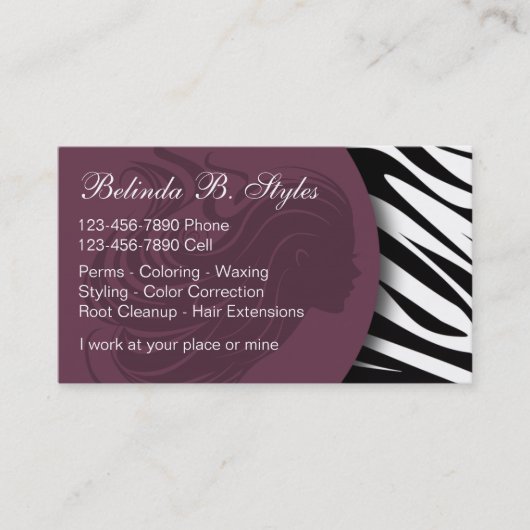 美しいの名刺 名刺 (正面)