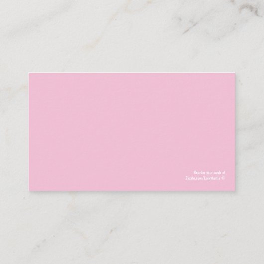 美しいの名刺 名刺 (裏面)