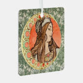 美しいの女神バイアルフォンスマリアミュシャ メタルオーナメント (正面右)