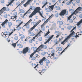 美しいの心配の青のバラパターン 薄葉紙 (詳細)