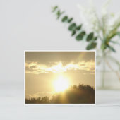 美しいの日の出 ポストカード (スタンド正面)