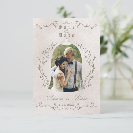 美しいの日付カード|のエレガントなバラを救って下さい セーブザデート (スタンド正面)