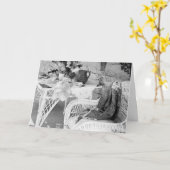 美しいの春に幸せな母の日の娘 カード (黄色い花)