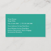 美しいの毛の名刺 名刺 (裏面)