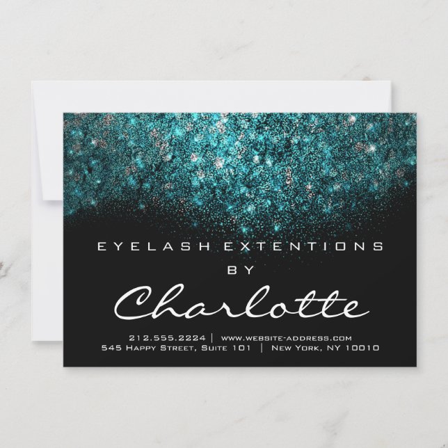 美しいの点滅延長アフターケアの指示青 (正面)