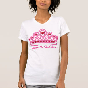 美しいの王冠のカスタム Tシャツ