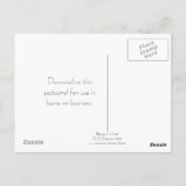 美しいの白葉書 ポストカード (裏面)