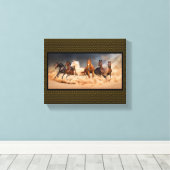 美しいの砂…ランニング キャンバスプリント (インサイチュ (ウッドフロア))