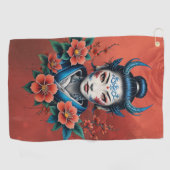 美しいの秘淡い色の密 ゴルフタオル (横)