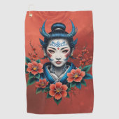 美しいの秘淡い色の密 ゴルフタオル (正面)