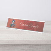 美しいの秘淡い色の密 デスクネームプレート (正面)