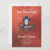 美しいの秘淡い色の密 招待状 (正面)