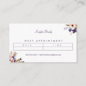 美しいの納屋のカスタムな名刺 予約カード (裏面)