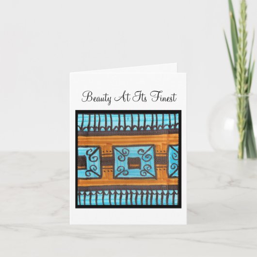 美しいの素晴らしこと;私はあなたを愛する母の上品なデザイン シーズンカード (正面)