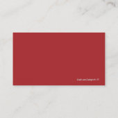 美しいの美容師の名刺 名刺 (裏面)