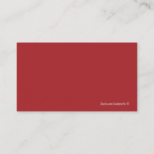 美しいの美容師の名刺 名刺 (裏面)