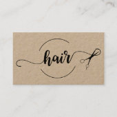 美しいの美容院のスタイリッシュなデザイン 名刺 (正面)