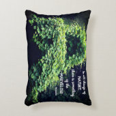 美しいの自然つる植物感動的引用文 アクセントクッション (正面(垂直))