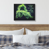 美しいの自然つる植物感動的引用文 キャンバスプリント (インサイチュ (寝室))