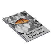 美しいの自然（昆虫）オオカバマダラ、モナークインスパイア写真 ノートブック (右側)