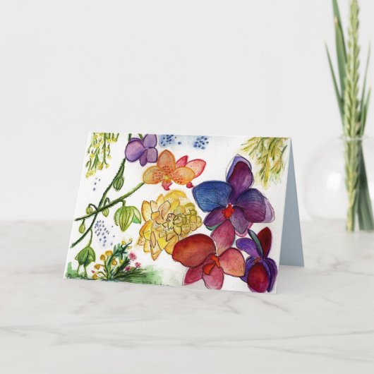 美しいの花の万能カード カード (正面)