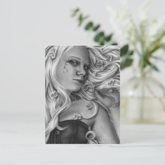 美しいの花はがき ポストカード (スタンド正面)