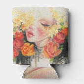 美しいの花：油絵エレガンス 缶クーラー (裏面)