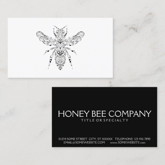 美しいの蜂 名刺 (正面/裏面)