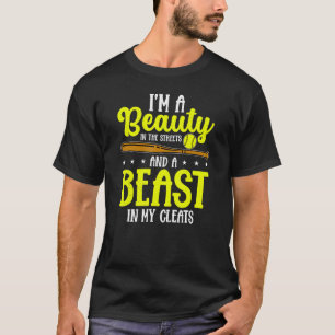 美しいの通りの獣の私のクリエットソフトボール Tシャツ