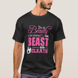 美しいの通りの獣の私のクレアッツサッカー Tシャツ